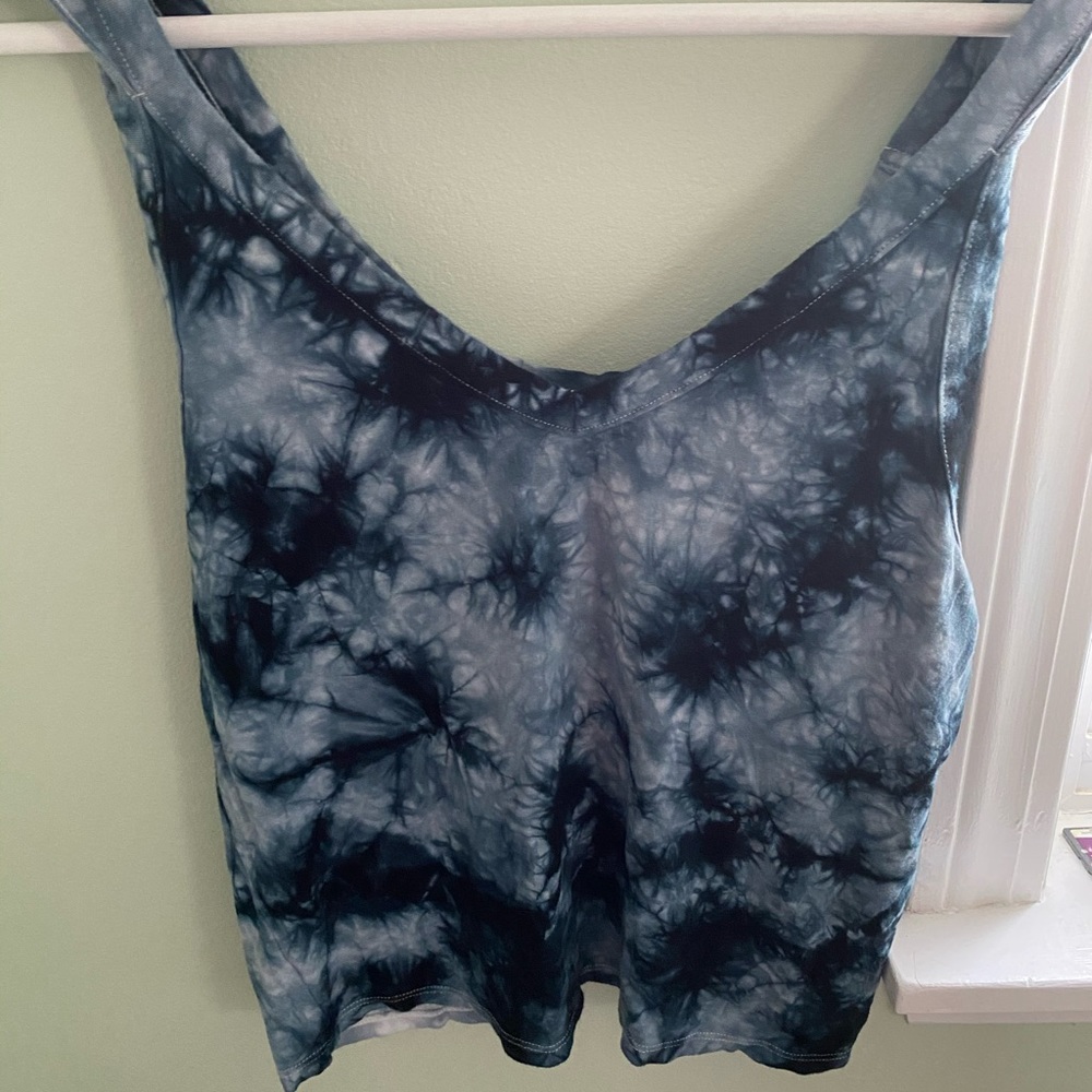 Blue Tye Dye Tank Top